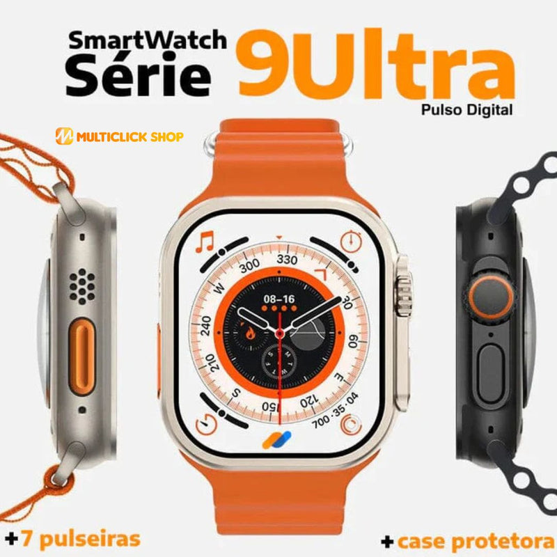 SmartWatch - Serie 9 Ultra™ [Brindes: 7 Pulseiras + Case]