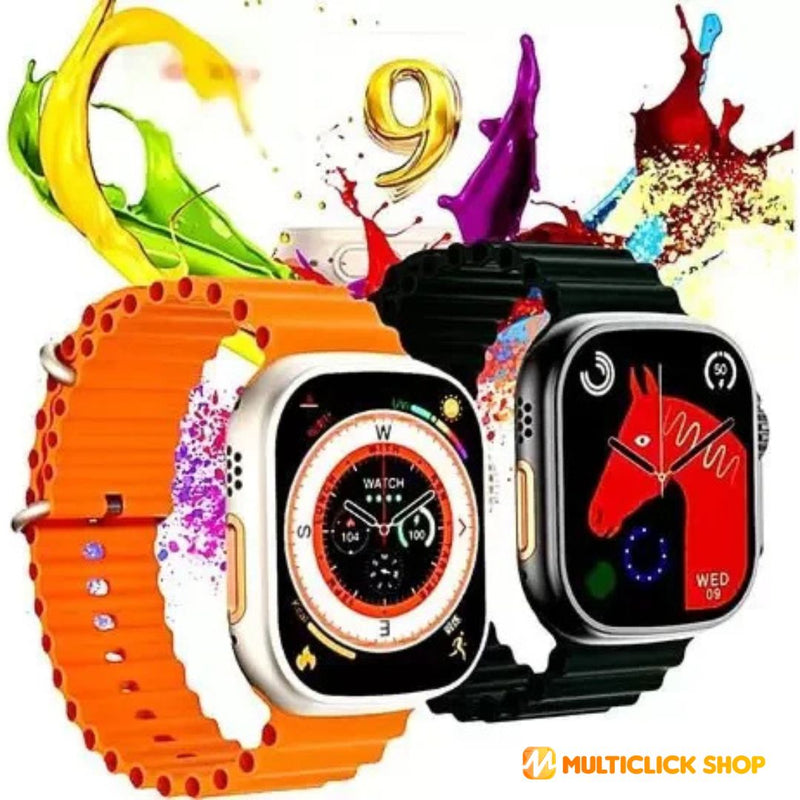 SmartWatch - Serie 9 Ultra™ [Brindes: 7 Pulseiras + Case]